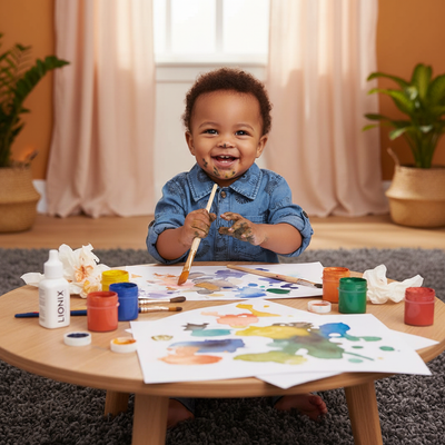 Ready for some messy painting.